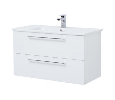 Тумба под раковину подвесная Dreja Gio 100 см, белый