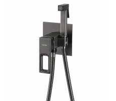 Гигиенический душ со смесителем GAPPO G7217-9, оружейная сталь 