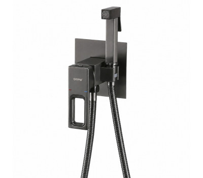 Гигиенический душ со смесителем GAPPO G7217-9, оружейная сталь Гигиенический душ со смесителем GAPPO G7217-9, оружейная сталь