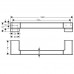 Поручень Hansgrohe AddStoris 41744140 шлифованная бронза 