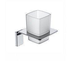 Подстаканник одинарный матовое стекло сплав металлов хром IDDIS Slide SLISCG1i45  