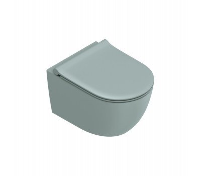 Подвесной унитаз безободковый, смыв Tornado, покрытие Twinglaze+ Catalano Sfera 511500028  