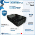 Раковина Teymi Helmi S 48 накладная с полочкой под смеситель, Черный Мрамор T50299 