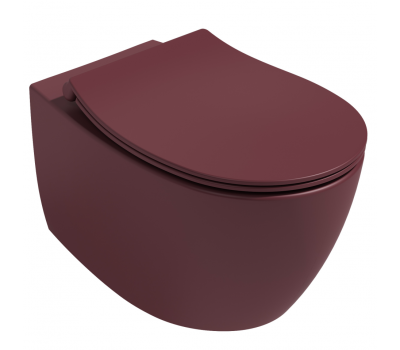 Унитаз ISVEA Sentimenti Neo подвесной 10AR02010SV-2R цвет-бордовый матовый 