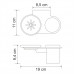 Стакан/мыльница WasserKRAFT Kammel K-8300 8326 Хром 