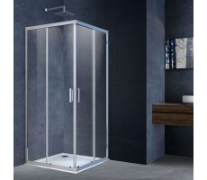 Душевой уголок Alpha VSS-3AL900CL, 900*900, хром, стекло прозрачное 