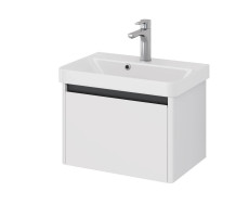 Тумба под раковину подвесная Dreja Luxury 55 см, белый