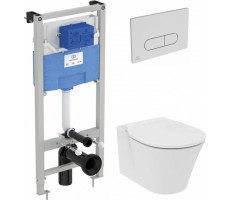 Унитаз с инсталляцией Ideal Standard Connect Air PR212101 Белый Унитаз с инсталляцией Ideal Standard Connect Air PR212101 Белый