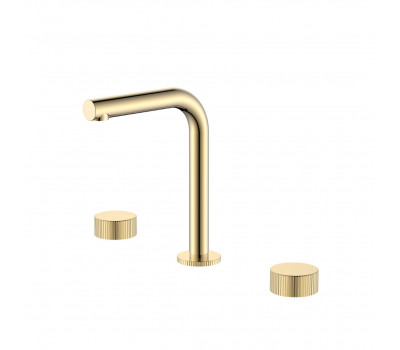                 Смеситель на столешницу STICK LINEA на 3 отв. GOLD Boheme 152-G.3 золото 