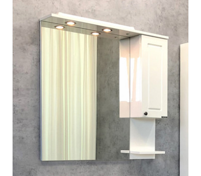 Зеркало-шкаф Comforty Севилья-85 слоновая кость Зеркало-шкаф Comforty Севилья-85 слоновая кость