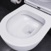 Унитаз подвесной безободковый, с сиденьем микролифт Damixa Sirius DX86C1700SC Белый 