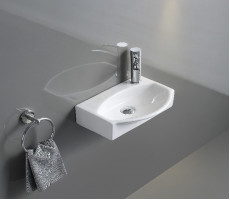 Умывальник CeramaLux 78014T белый 