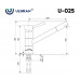 Смеситель для кухни Ulgran Classic черный U-025-308 