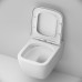 Унитаз подвесной FlashClean с сиденьем микролифт AM.PM Gem C901701SC Белый 