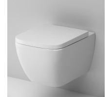 Унитаз подвесной FlashClean с сиденьем микролифт AM.PM Gem C901701SC Белый 