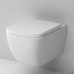 Унитаз подвесной FlashClean с сиденьем микролифт AM.PM Gem C901701SC Белый 