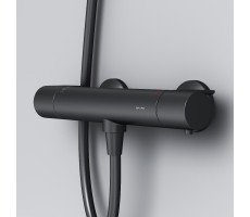 Смеситель для душа с термостатом AM.PM X-Joy F85A40022 Черный  Смеситель для душа с термостатом AM.PM X-Joy F85A40022 Черный