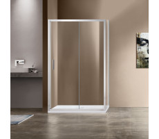 Душевой уголок Vincea  Garda VSR-1G8010CL, 1000*800, хром, стекло прозрачное 