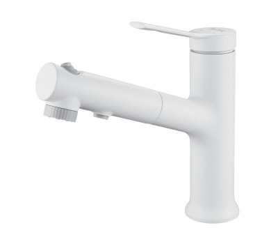 Смеситель для раковины многофункциональный Raffine F281C, белый