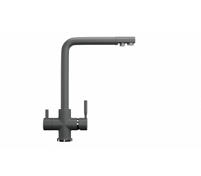 Смеситель для кухни ULGRAN Classic темно-серый U-016-309 