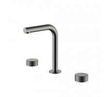 Смеситель на столешницу STICK SPIRALE на 3 отв. Gun Metal Boheme 152-GM.4 графит матовый Смеситель на столешницу STICK SPIRALE на 3 отв. Gun Metal Boheme 152-GM.4 графит матовый