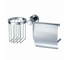 Держатель туалетной бумаги и освежителя WasserKRAFT Donau K-9400 9459 Хром 