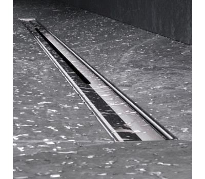 Трап для душа линейный, универсальный затвор Slim line, 100 см AM.PM MasterFlow W01SC-S11-100-05SB Хром 