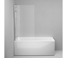 Душевая шторка на ванну AM.PM Gem W90BS-D080-140CT Стекло прозрачное; профиль хром 