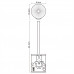 Щетка для унитаза WasserKRAFT K-6400 6427 розовый 