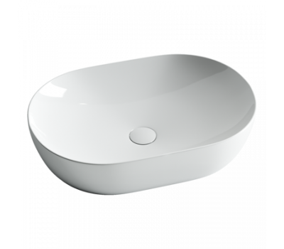 Умывальник чаша накладная овальная Element 600*415*135мм Ceramica Nova CN5009 Белый 