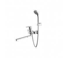 Смеситель для ванны с длинным изливом Bravat Line F65299C-LB-RUS Хром 