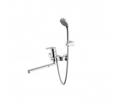 Смеситель для ванны с длинным изливом Bravat Line F65299C-LB-RUS Хром 