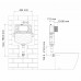 Встраиваемый смывной бачок WasserKRAFT  10TLT.031.ME.WM02  