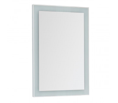 Зеркало Dreja Kvadro 60x85 см, белый