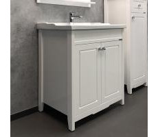 Тумба-умывальник Comforty Тбилиси-70 белый глянец с раковиной Comforty XD-F70 00003132629 