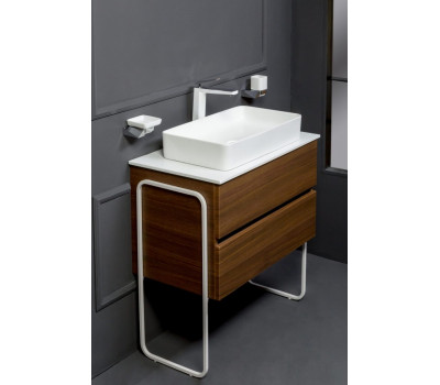 Тумба без раковины Armadi Art Vallessi 80 DARK OAK матовая 2 полки 837-080-D Тумба без раковины Armadi Art Vallessi 80 DARK OAK матовая 2 полки 837-080-D