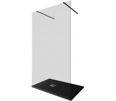 Душевая перегородка Allen Brau Infinity 2 120 3.21046.BBA.T черный браш 