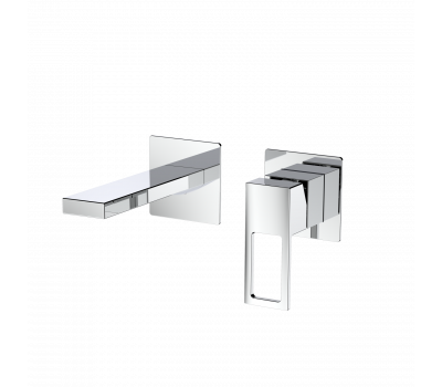 Смеситель для раковины DQ Dortmund встраиваемый настенный хром DA1714401 