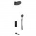 Душевой комплект Vincea VSFW-433TI3MB встраиваемый, термостатический, трехрежимный, черный матовый