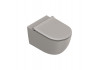 Подвесной унитаз безободковый, смыв Tornado, покрытие Twinglaze+ Catalano Sfera 0511550032 Tortora Satinato 