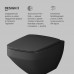 Унитаз подвесной FlashClean с сиденьем микролифт AM.PM Inspire V2.0 C50A1700MBSC Черный 