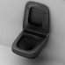 Унитаз подвесной FlashClean с сиденьем микролифт AM.PM Inspire V2.0 C50A1700MBSC Черный 