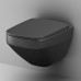 Унитаз подвесной FlashClean с сиденьем микролифт AM.PM Inspire V2.0 C50A1700MBSC Черный 