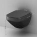 Унитаз подвесной FlashClean с сиденьем микролифт AM.PM Inspire V2.0 C50A1700MBSC Черный 