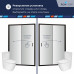 Душевая дверь RGW PA-104 1200 060810412-11 Хром 