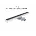 Душевой трап PLUMBERIA SELECTION PSM MODULAR PSM80NO, черный матовый 