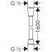 Душевой шланг 1600 мм Hansgrohe IsiflexB 28276670 черный матовый 