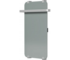 Полотенцесушитель электрический Allen Brau Infinity 80x44 с рейлингом 2.0, серебро браш 