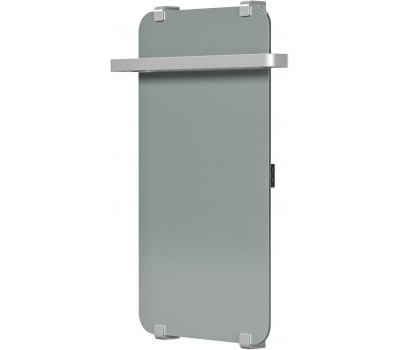 Полотенцесушитель электрический Allen Brau Infinity 80x44 с рейлингом 2.0, серебро браш 