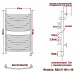 Полотенцесушитель Электрический Ника ARC ЛД (Г3) 100/40 правый тэн хром 
